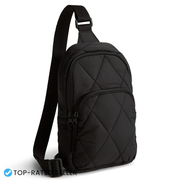 Featherweight Sling Backpack Quilted Lightweight Travel Commuter Crossbody